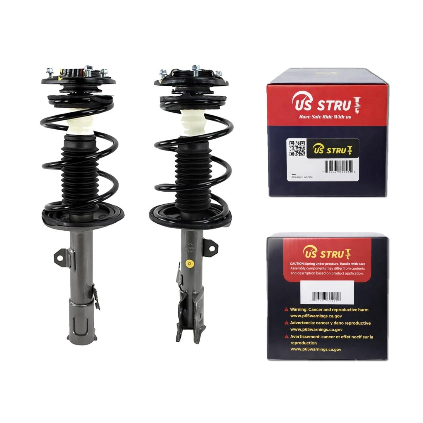 Front Driver Complete Strut & Shock Assembly for 2009-2013 Toyota Corolla