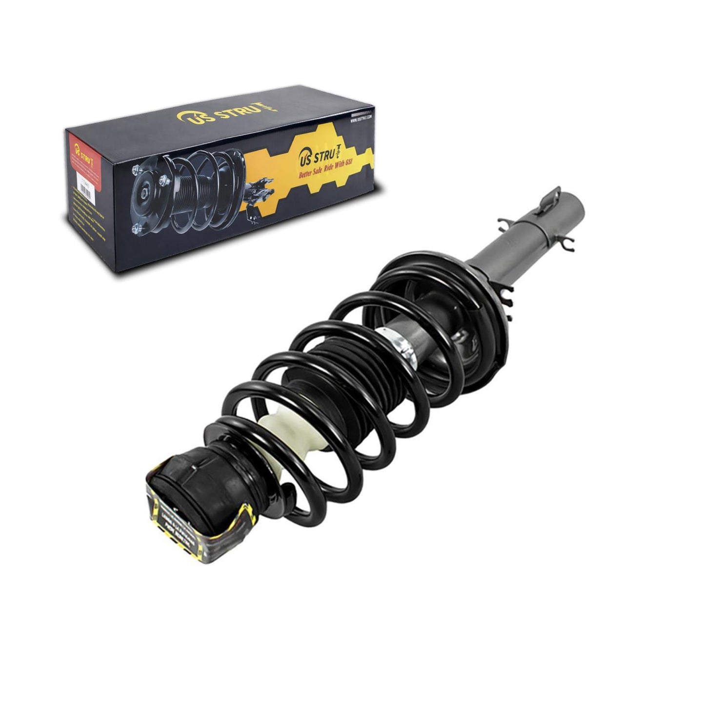 Front Pair Complete Strut & Shock Assembly for 1999-2006 Volkswagen Golf