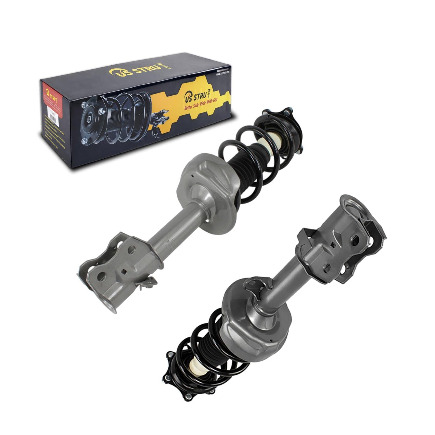 Front Pair Complete Strut & Shock Assembly for 2007-2014 Honda CR-V