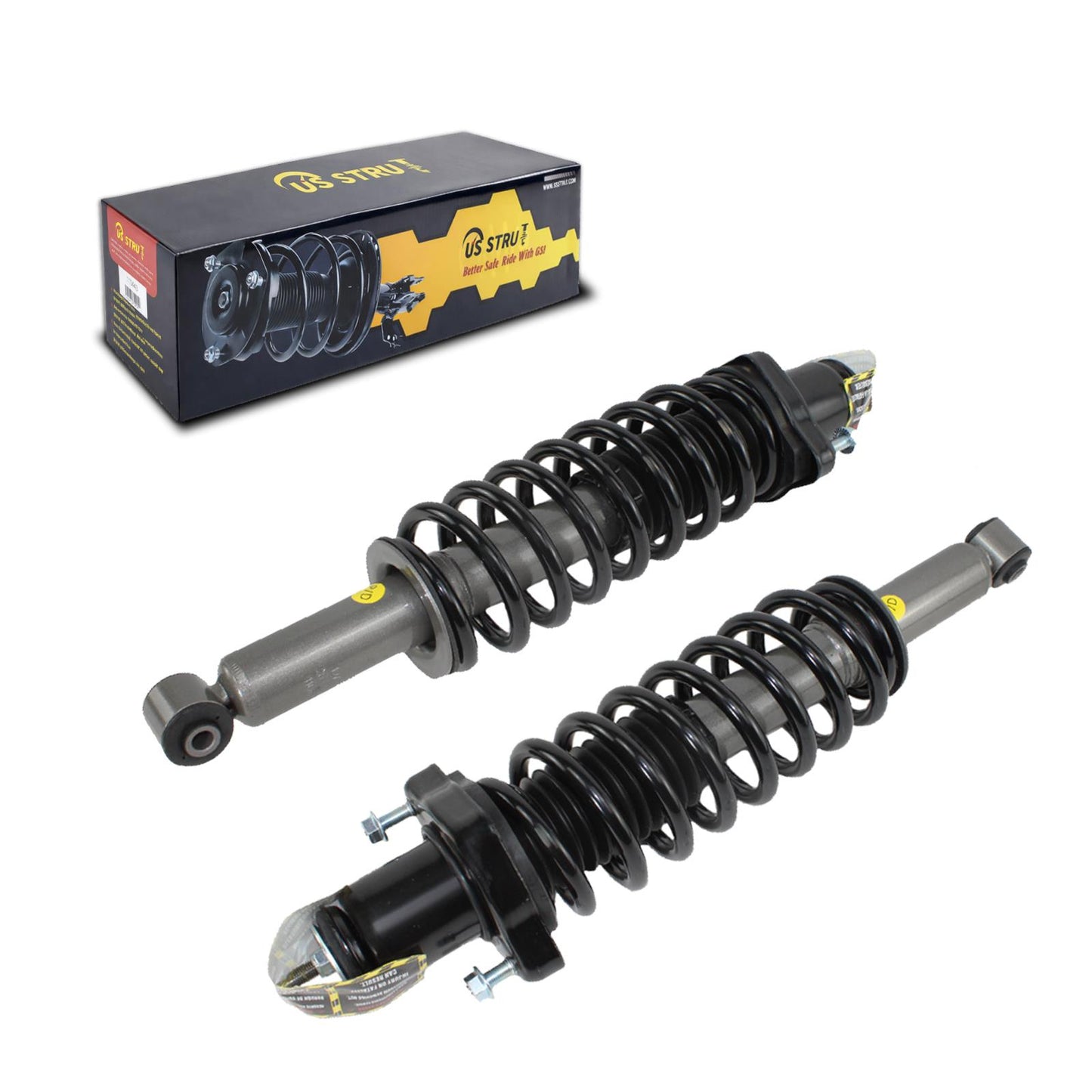 Front Pair Complete Strut & Shock Assembly for 2011-2017 Jeep Compass