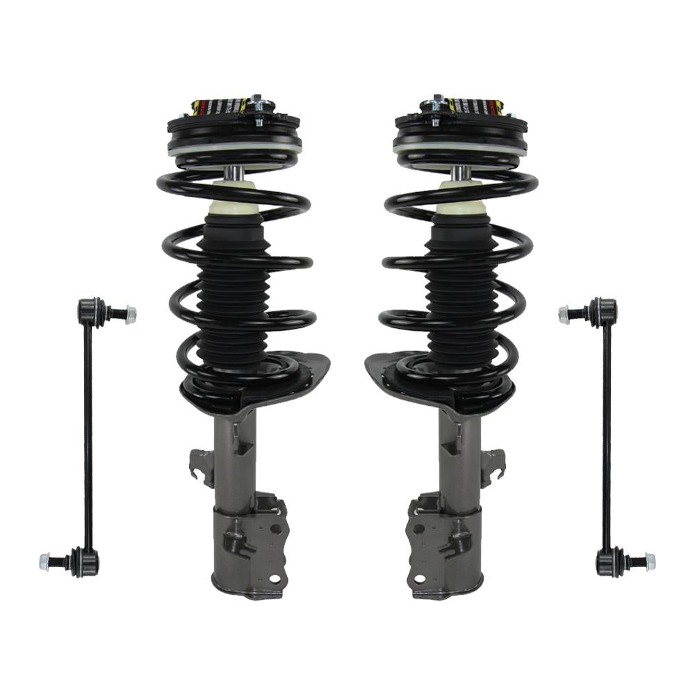 Front Pair Strut & Shock Assembly w/ Stabilizer for 2014-2019 Nissan Sentra