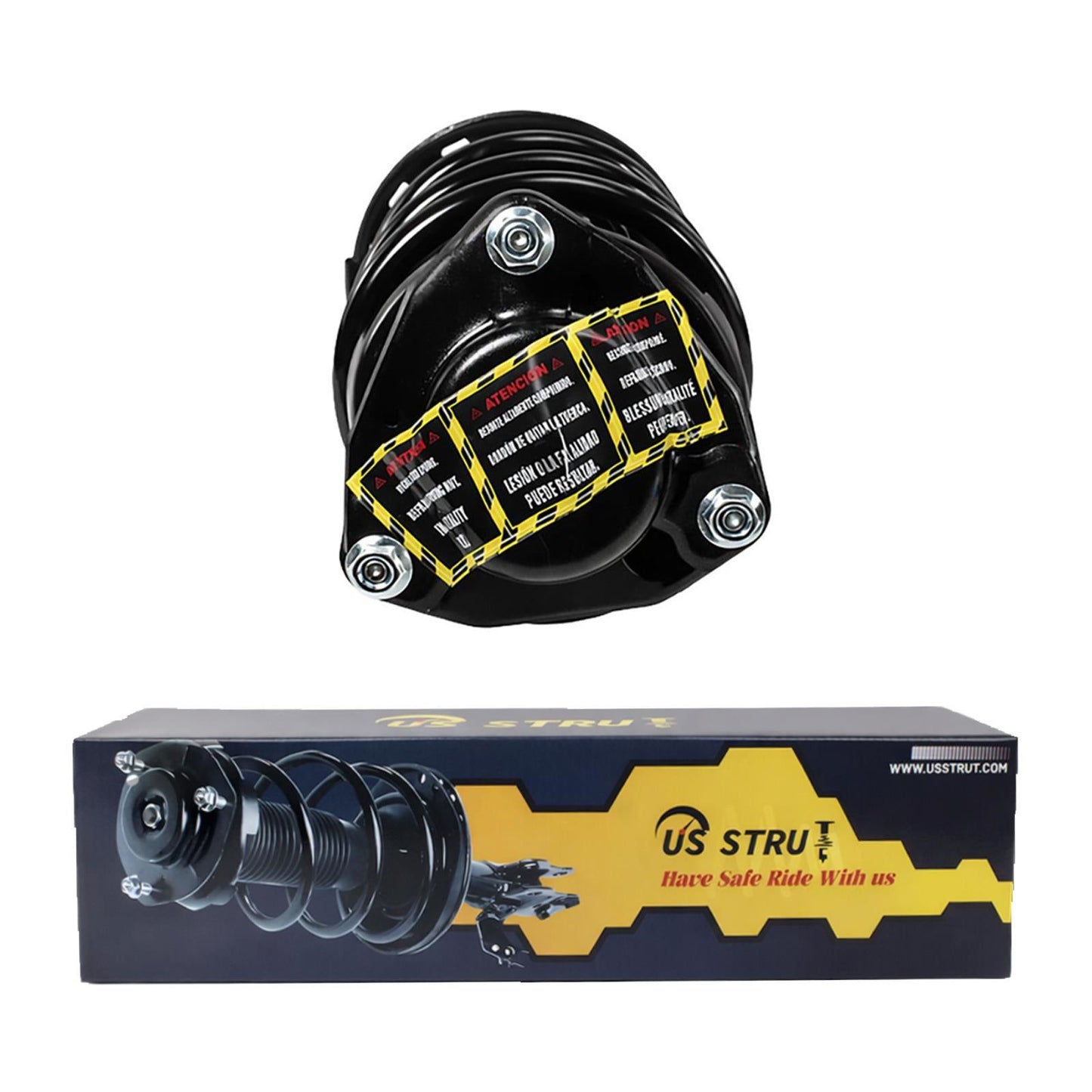 Front Driver Complete Strut & Shock Assembly for 2011-2014 Toyota Sienna