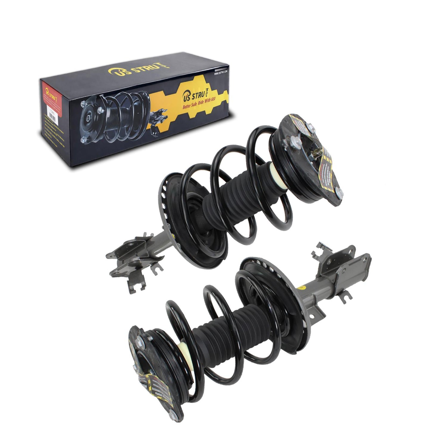 Front Pair Complete Strut & Shock Assembly for 2007-2013 Nissan Altima