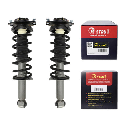 Front Pair Complete Strut & Shock Assembly for 2012-2016 Subaru Impreza