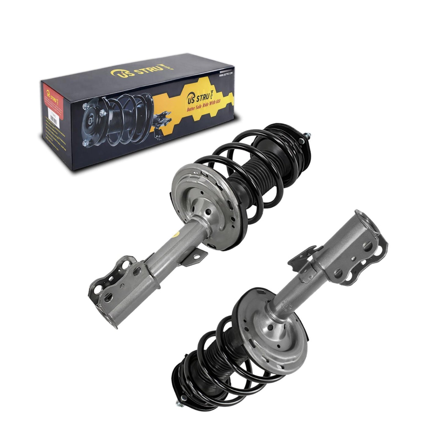 Front Pair Complete Strut & Shock Assembly for 2007-2011 Toyota Camry