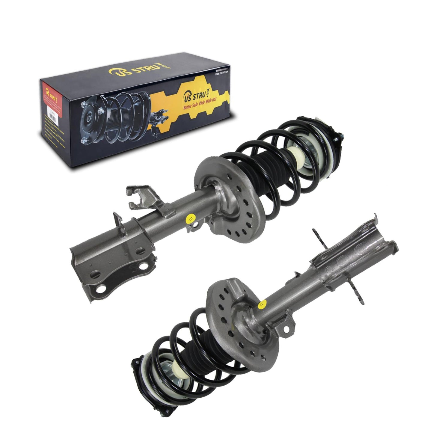 Front Pair Complete Strut & Shock Assembly for 2014-2019 Nissan Sentra