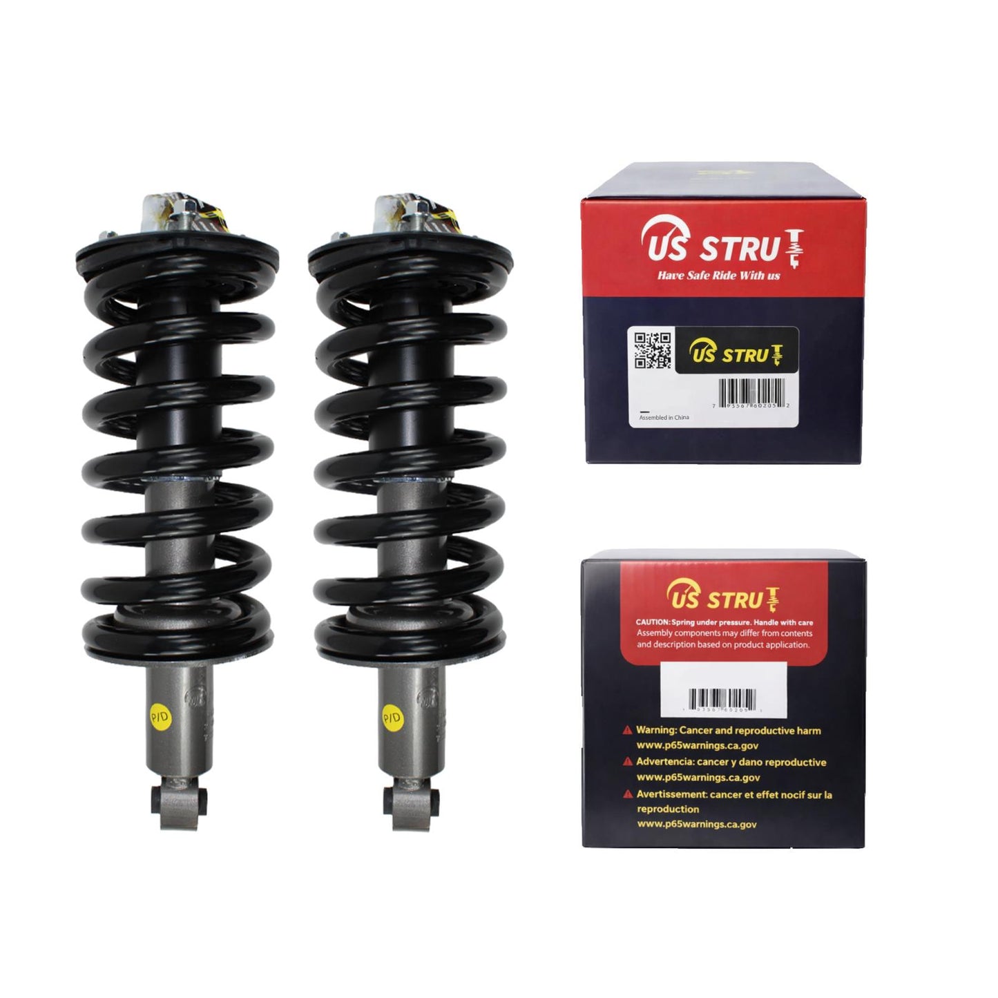 Front Complete Strut & Shock Assembly for 2005-2015 Nissan Armada