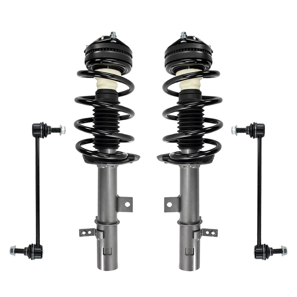 Front Pair Strut & Shock Assembly w/ Stabilizer for 2009-2019 Dodge Journey