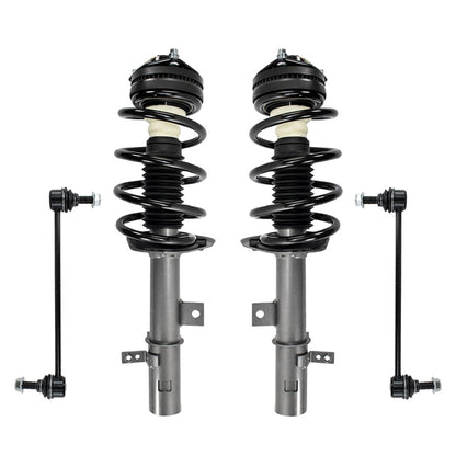 Front Pair Strut & Shock Assembly w/ Stabilizer for 2009-2019 Dodge Journey