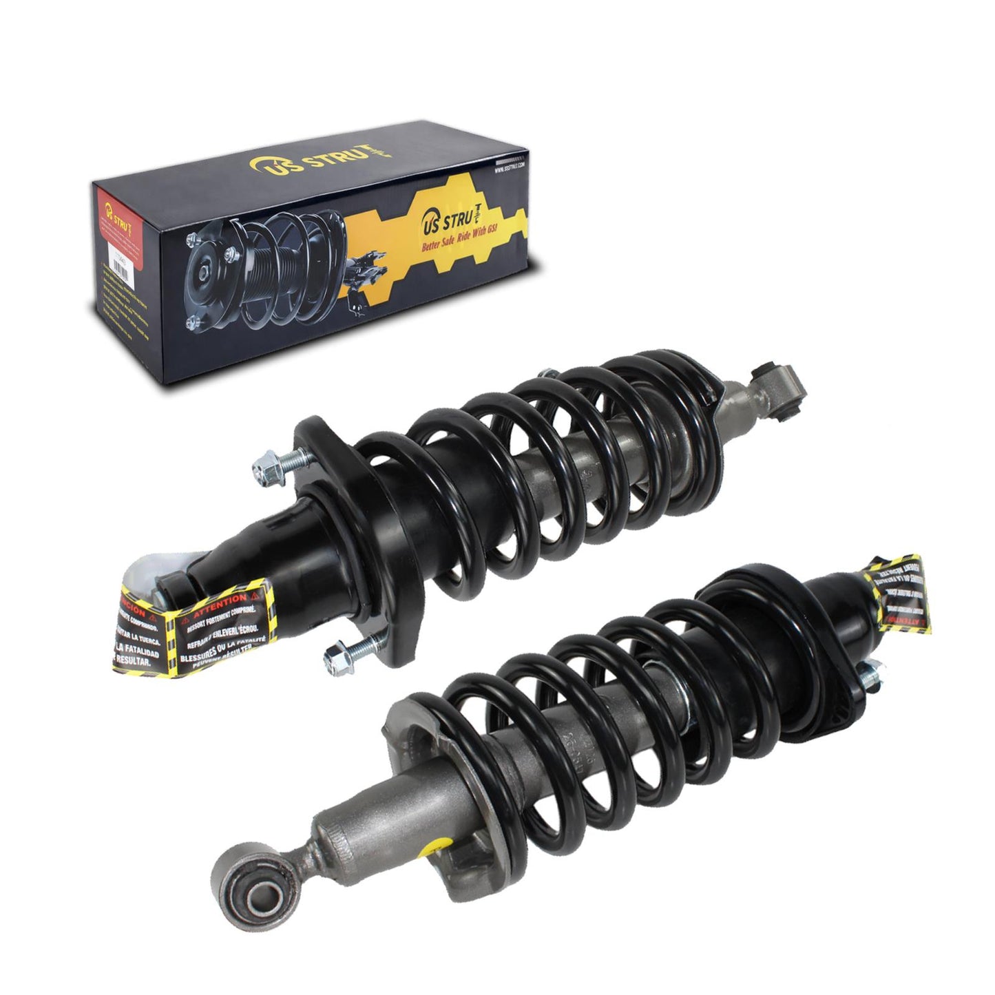 Front Pair  Complete Strut & Shock Assembly for 2001-2005 Honda Civic