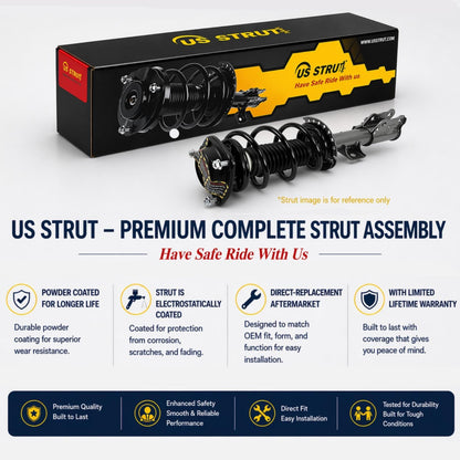 Front Pair Complete Strut & Shock Assembly for 2009-2010 Dodge Ram 1500