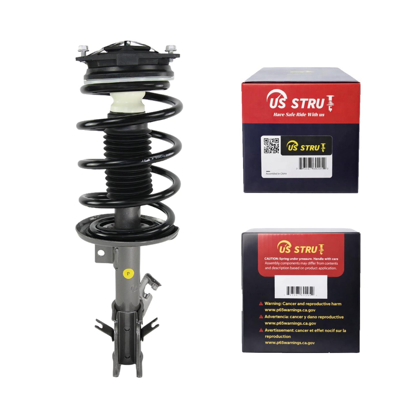 Front Passenger Complete Strut & Shock Assembly for 2007-2012 Nissan Sentra