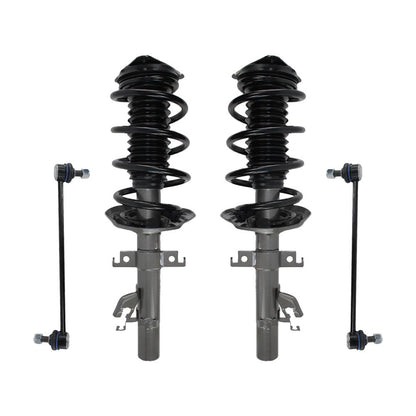 Front Pair Strut & Shock Assembly w/ Stabilizer for 2014-2019 Nissan Rouge