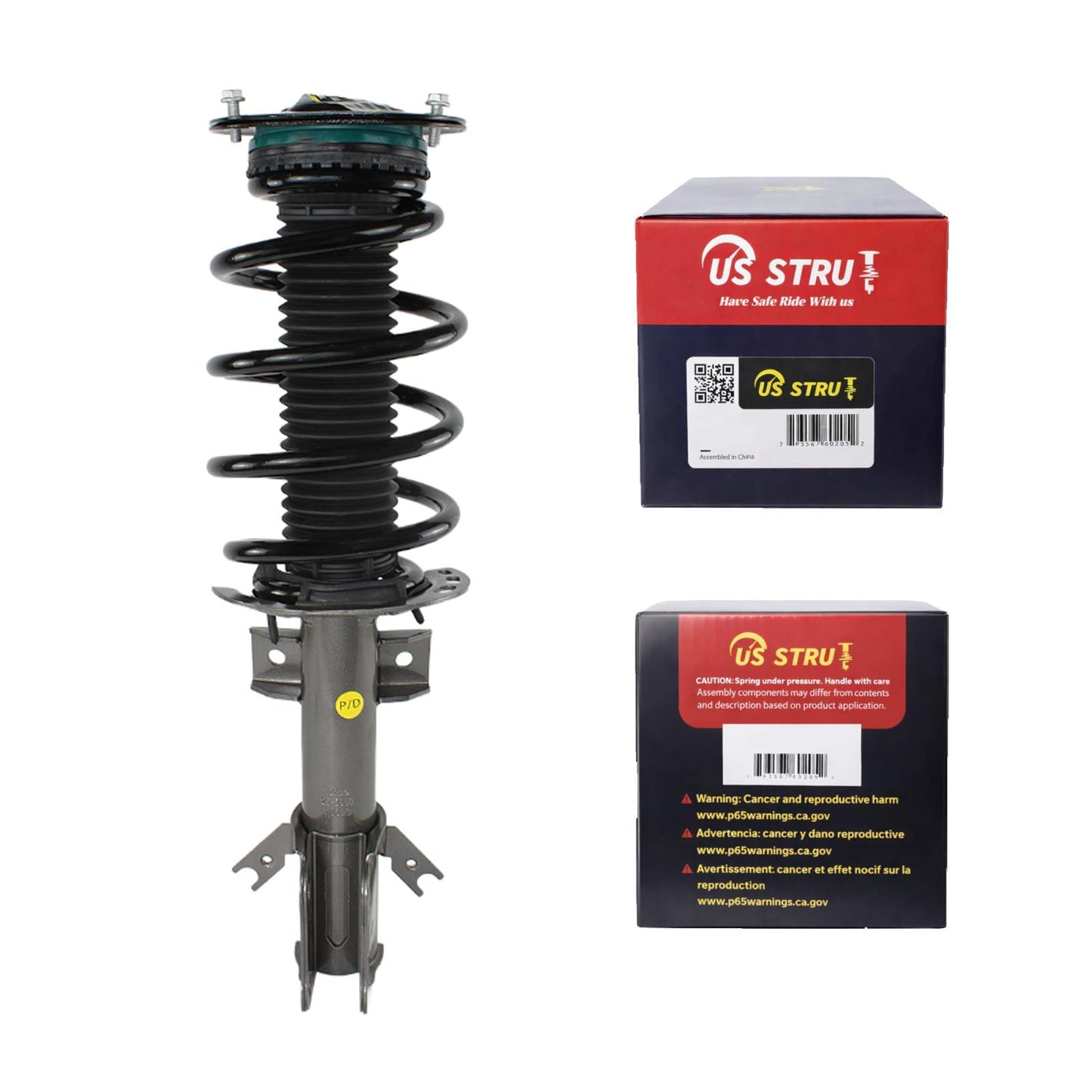 Front Complete Strut & Shock Assembly for 2016-2018 Lincoln MKX 2.7L 3.7L