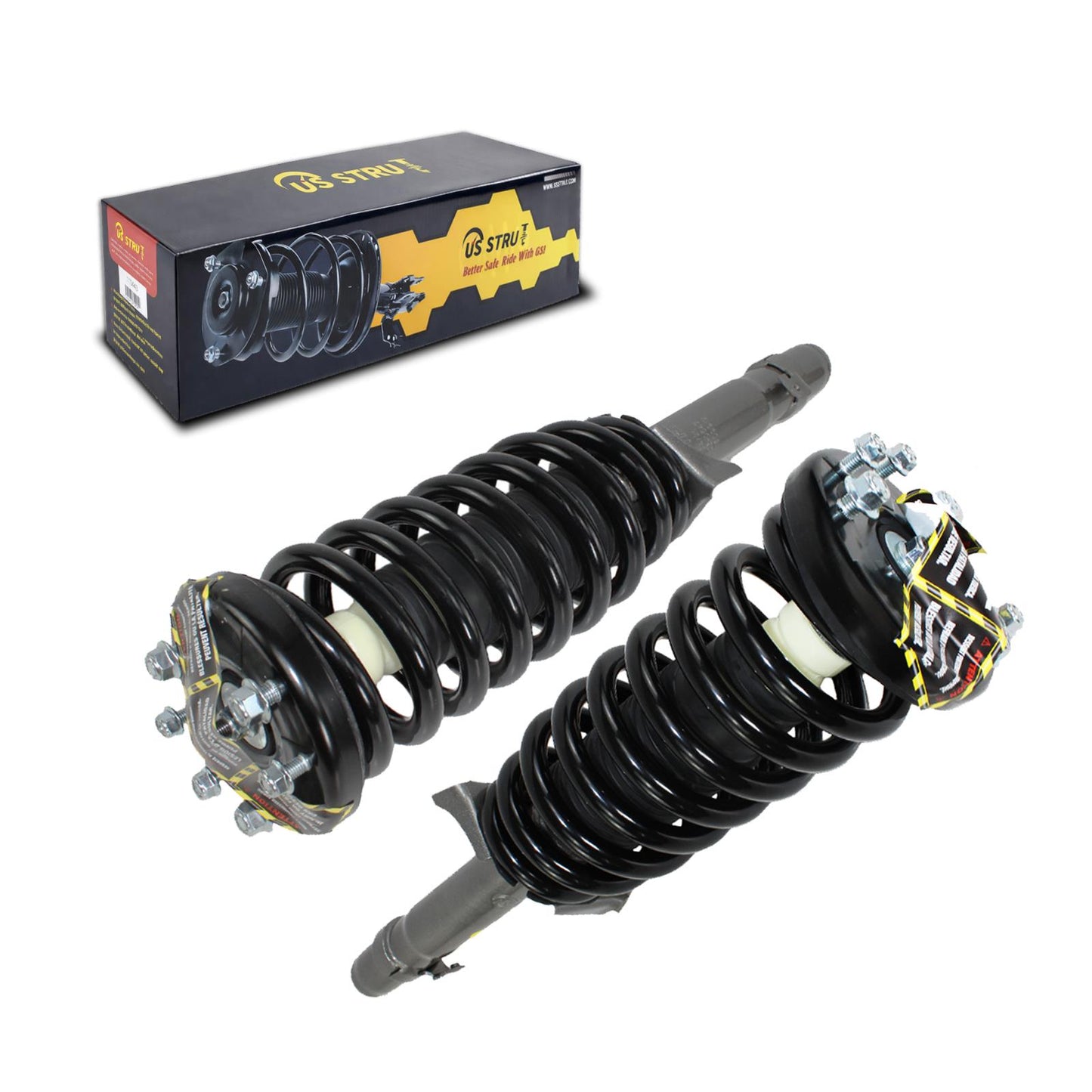 Front Pair Complete Strut & Shock Assembly for 2008-2012 Honda Accord