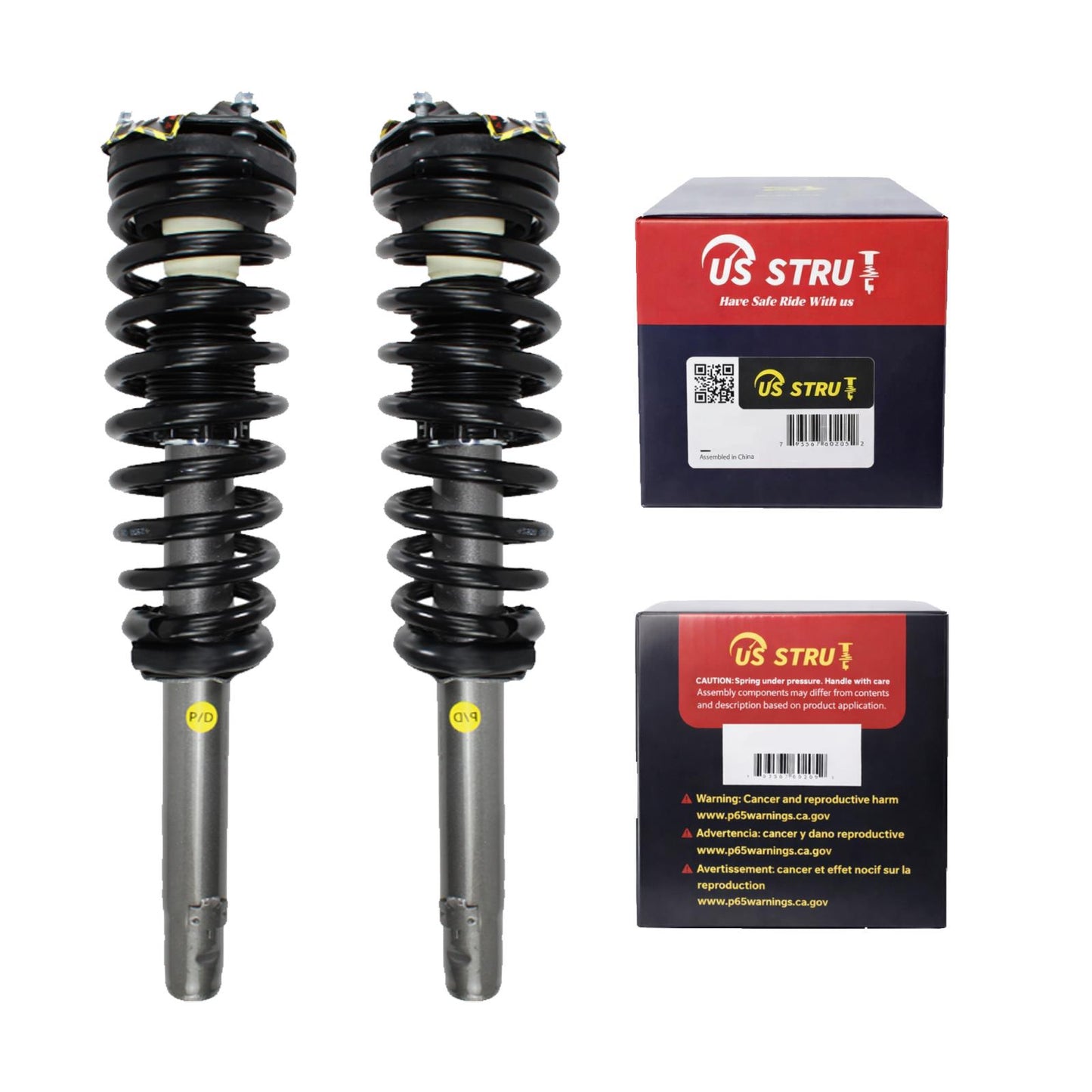 Front Complete Strut & Shock Assembly for 2010-2012 Ford Fusion