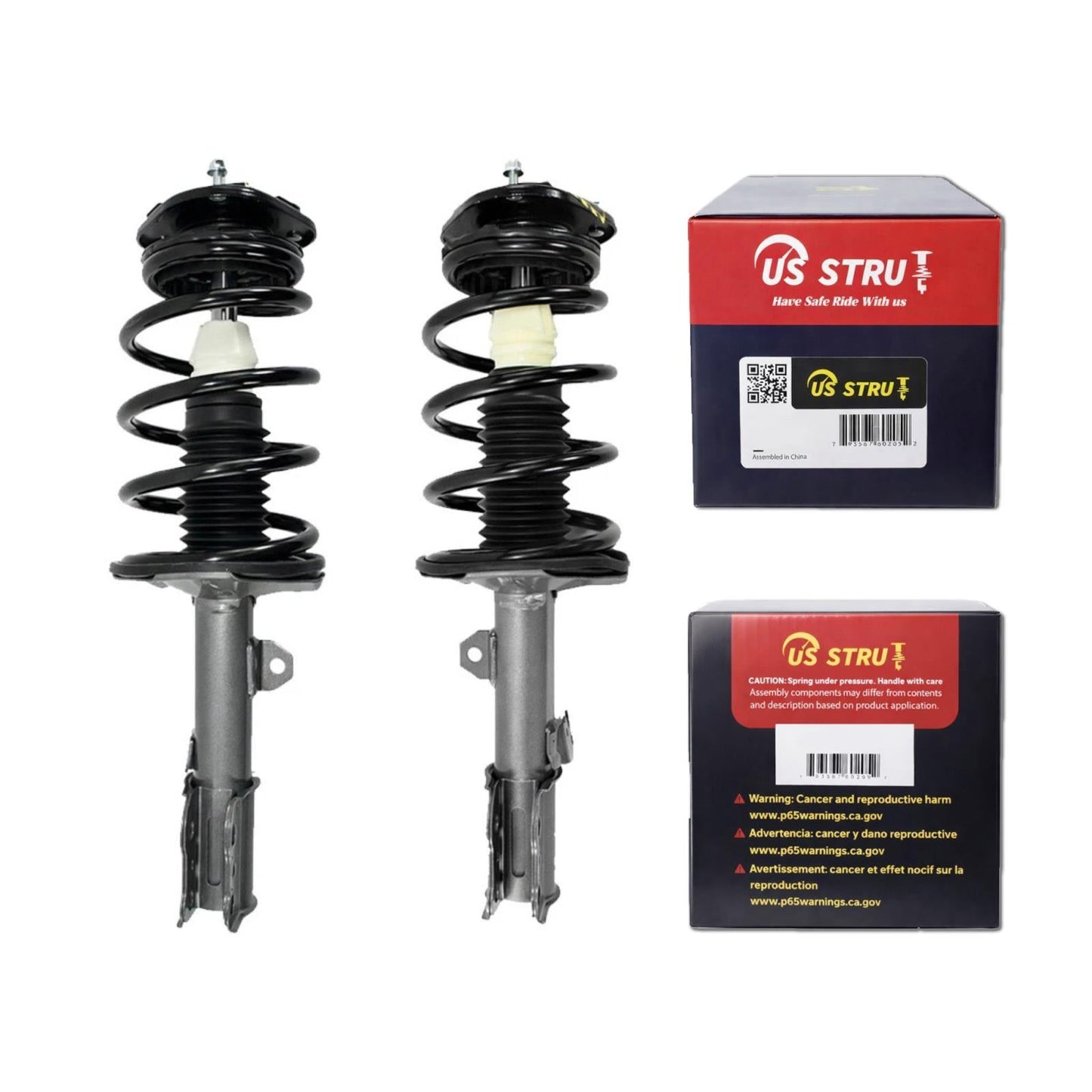 Front Driver Complete Strut & Shock Assembly for 2003-2008 Toyota Corolla