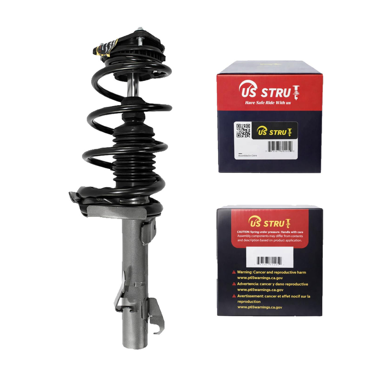 Front Passenger Complete Strut & Shock Assembly for 2004-2013 Mazda 3