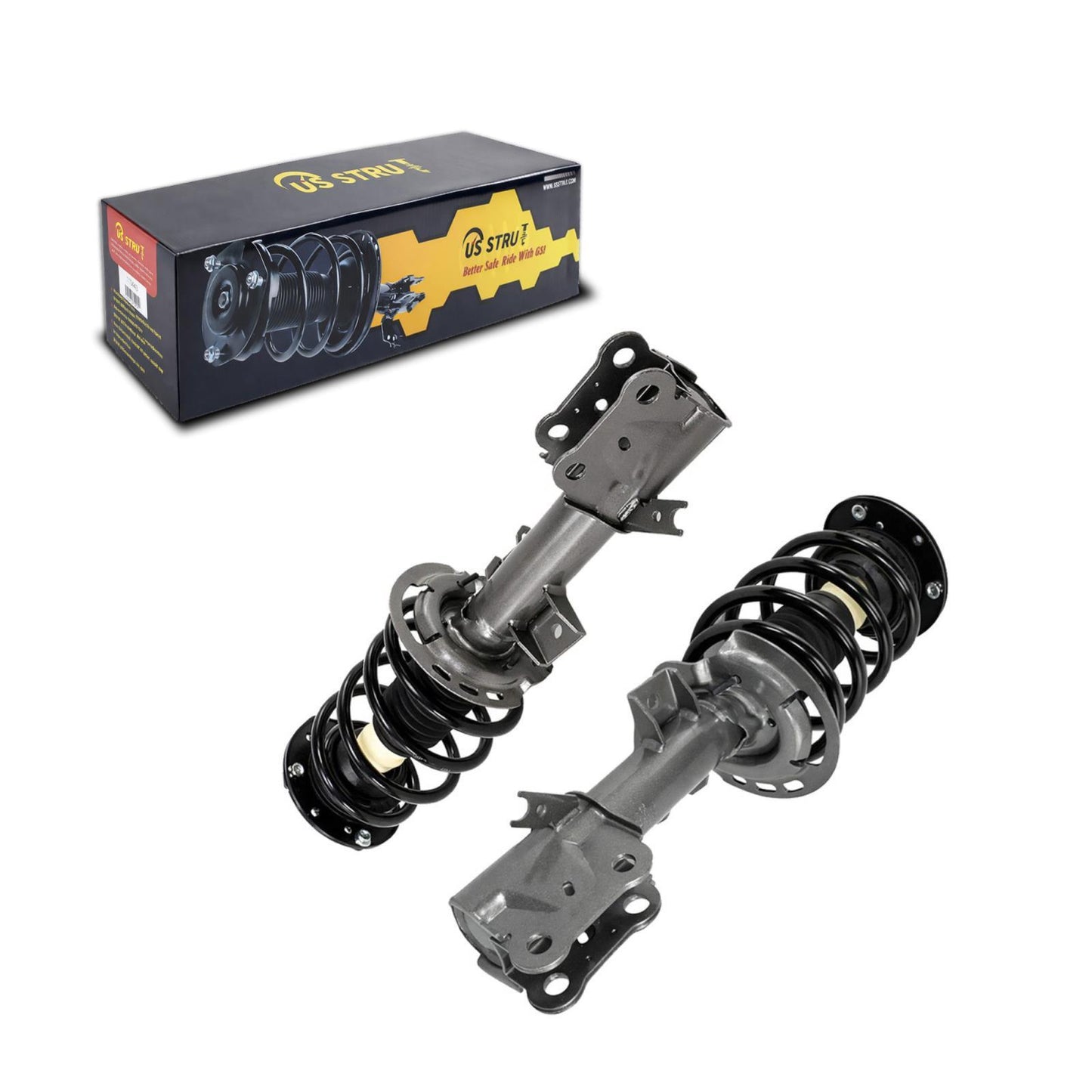 Front Pair Complete Strut & Shock Assembly for 2013-2020 Ford Fusion