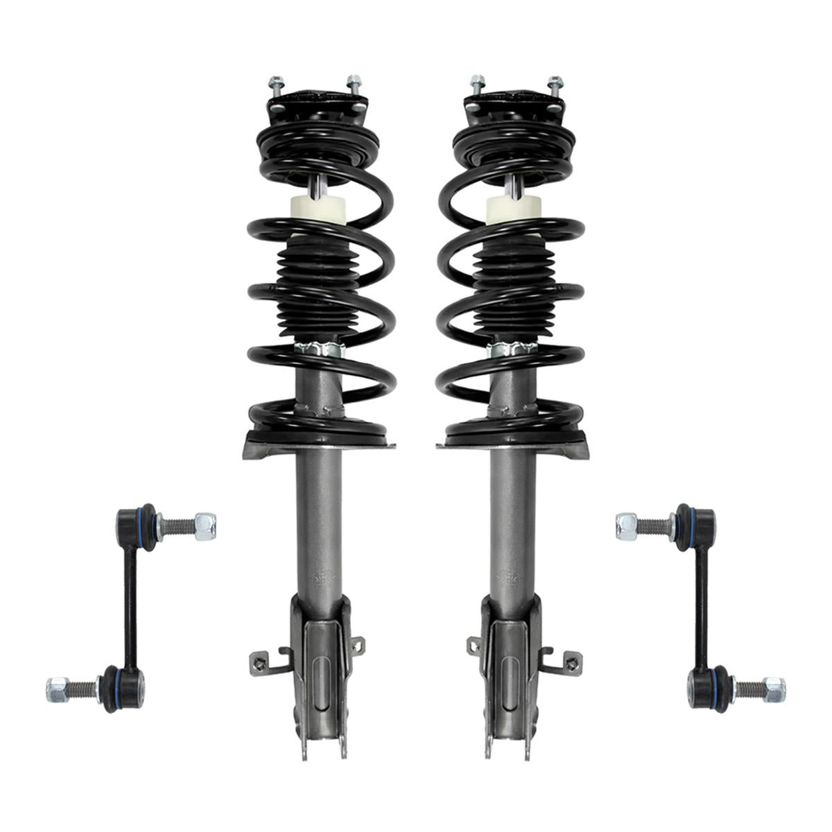 Front Pair Strut & Shock Assembly w/ Stabilizer for 2011-2014 Ford Edge