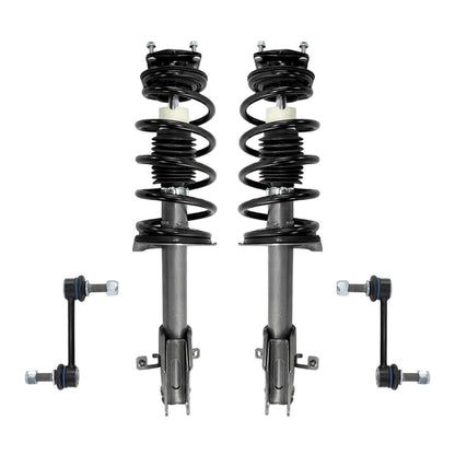 Front Pair Strut & Shock Assembly w/ Stabilizer for 2011-2014 Ford Edge