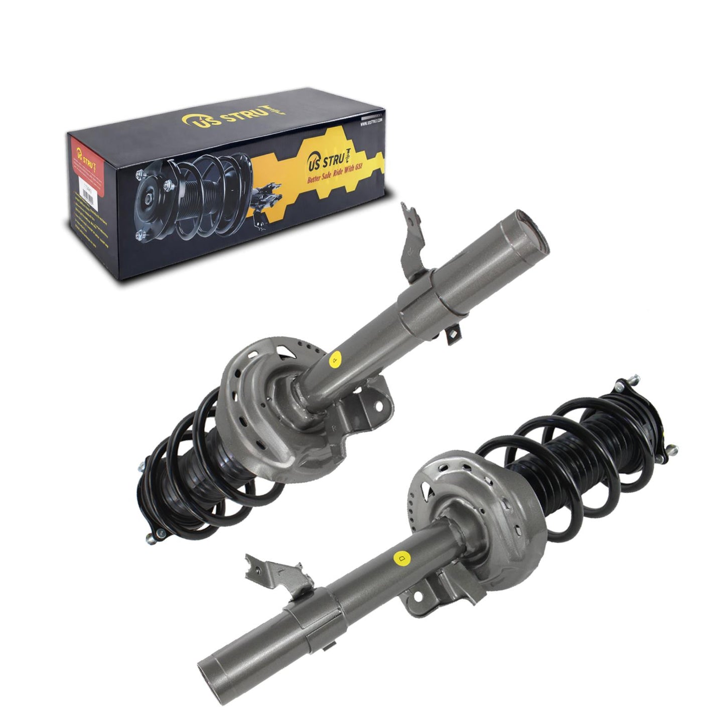 Front Pair Complete Strut & Shock Assembly for 2019 GMC Sierra 1500 Limited