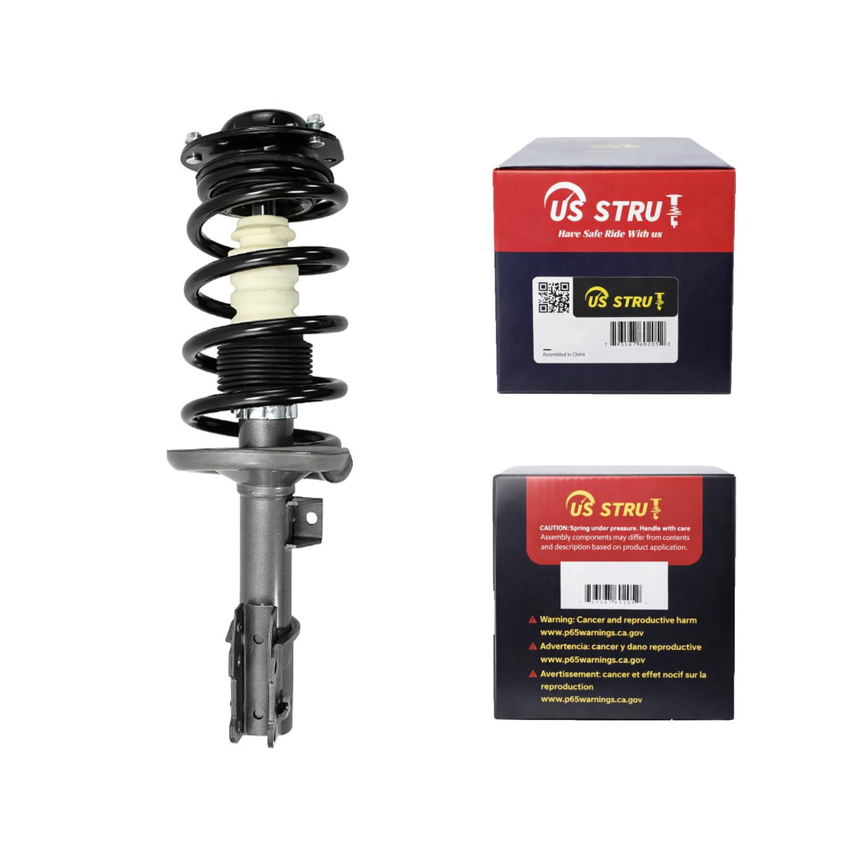 Front Driver Complete Strut & Shock Assembly for 2007-2009 Saturn Aura