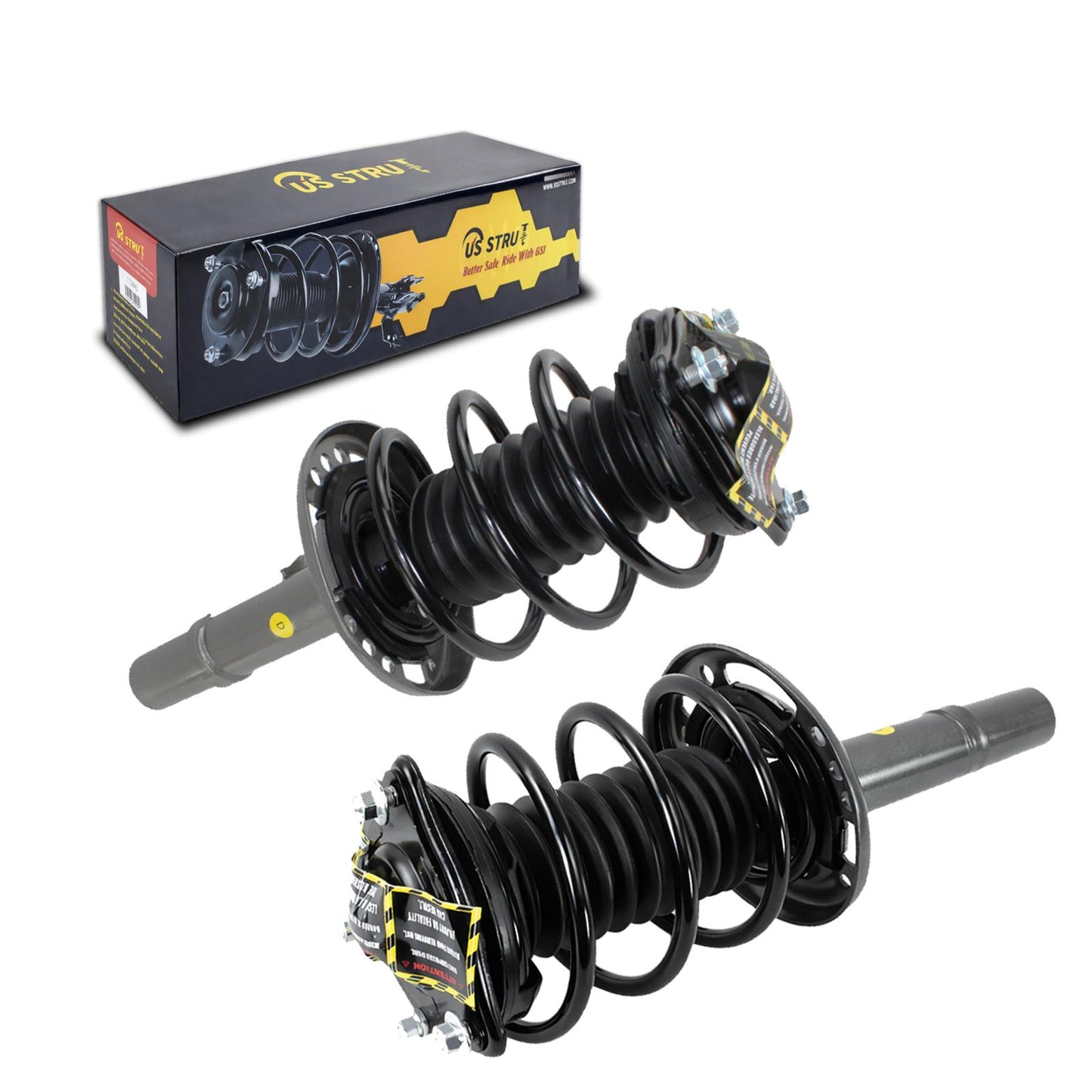 Front Pair Complete Strut & Shock Assembly for 2019-2022 Honda Insight