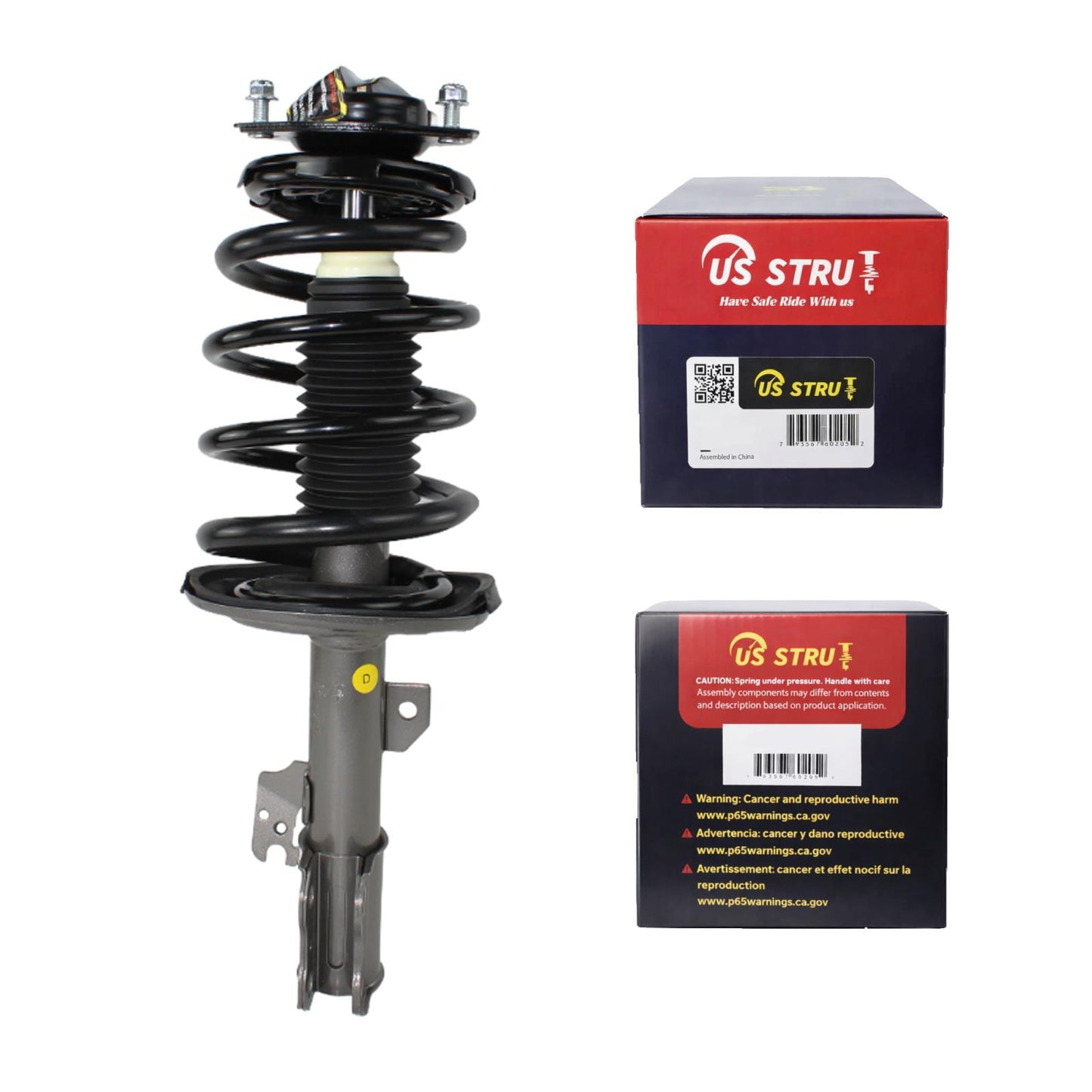 Front Driver Complete Strut & Shock Assembly for 2007-2011 Toyota Camry