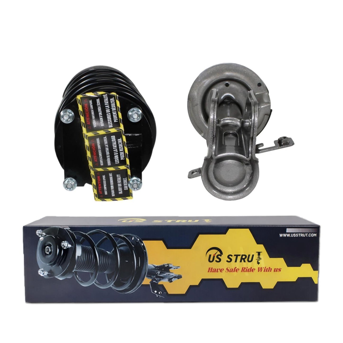 Front Pair Complete Strut & Shock Assembly for 2011-2014 Ford Edge
