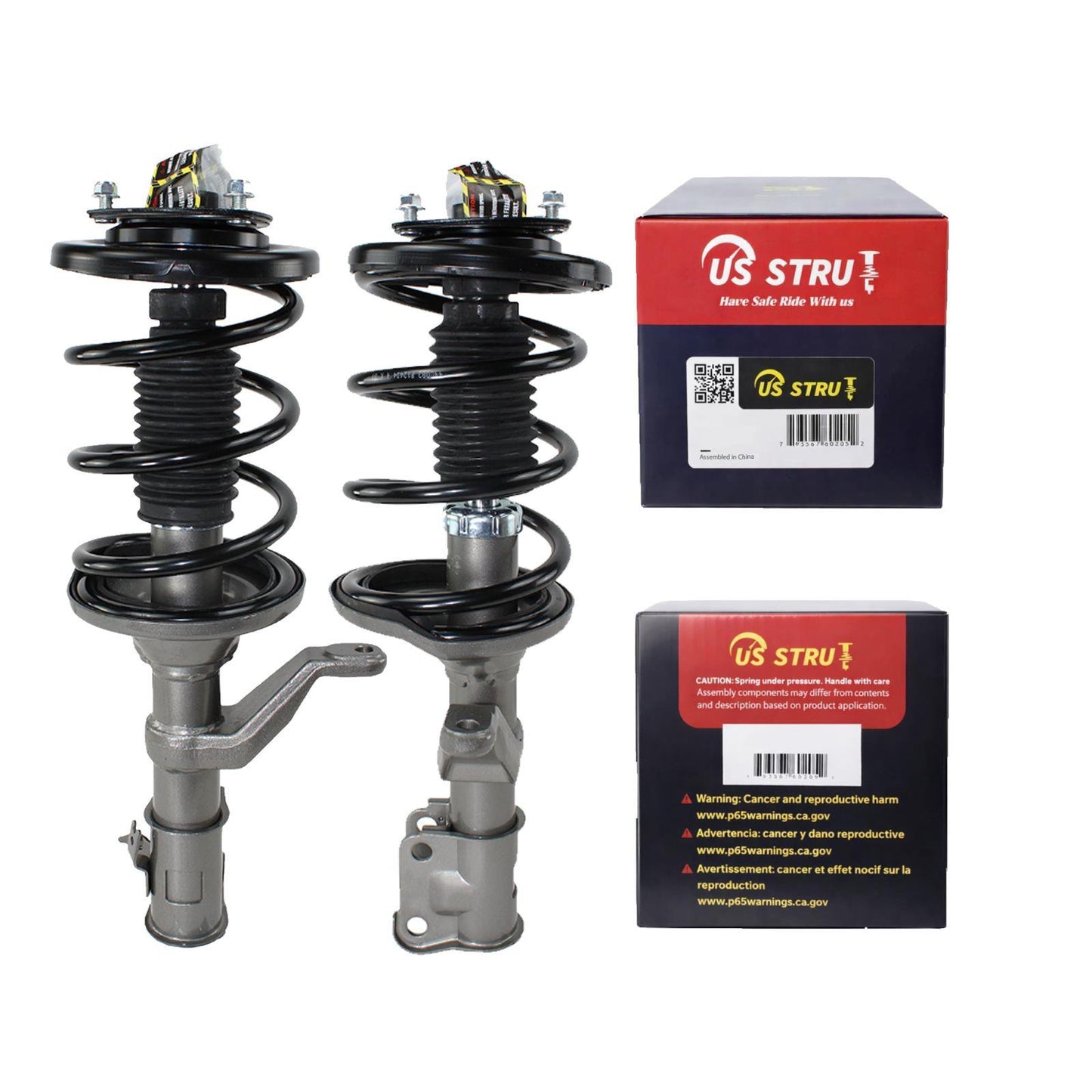 Front Pair Complete Strut & Shock Assembly for 2002-2006 Honda CR-V