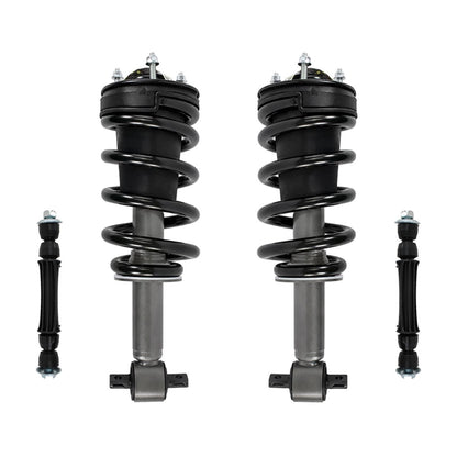 Front Pair Strut & Shock Assembly w/ Stabilizer for 2007-2013 GMC Sierra 1500