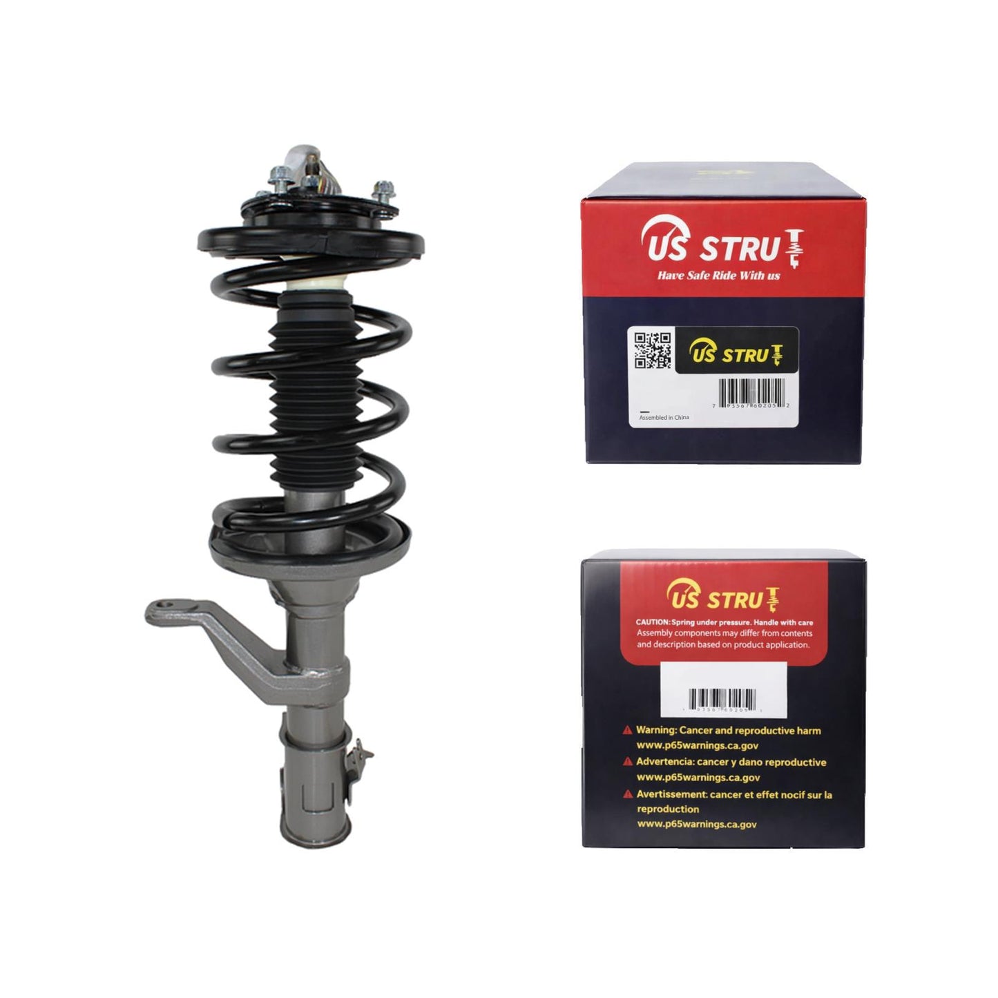 Front Driver Complete Strut & Shock Assembly for 2003-2011 Honda Element