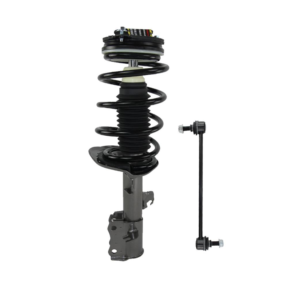 Front Pair Strut & Shock Assembly w/ Stabilizer for 2014-2019 Nissan Sentra