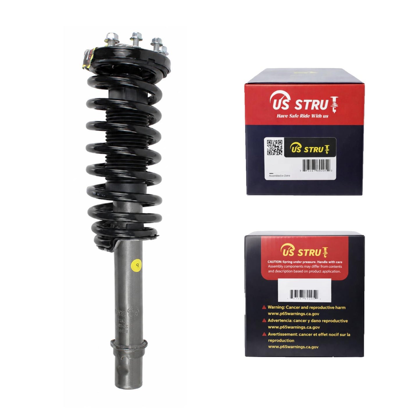 Front Passenger Complete Strut & Shock Assembly for 2003-2007 Honda Accord