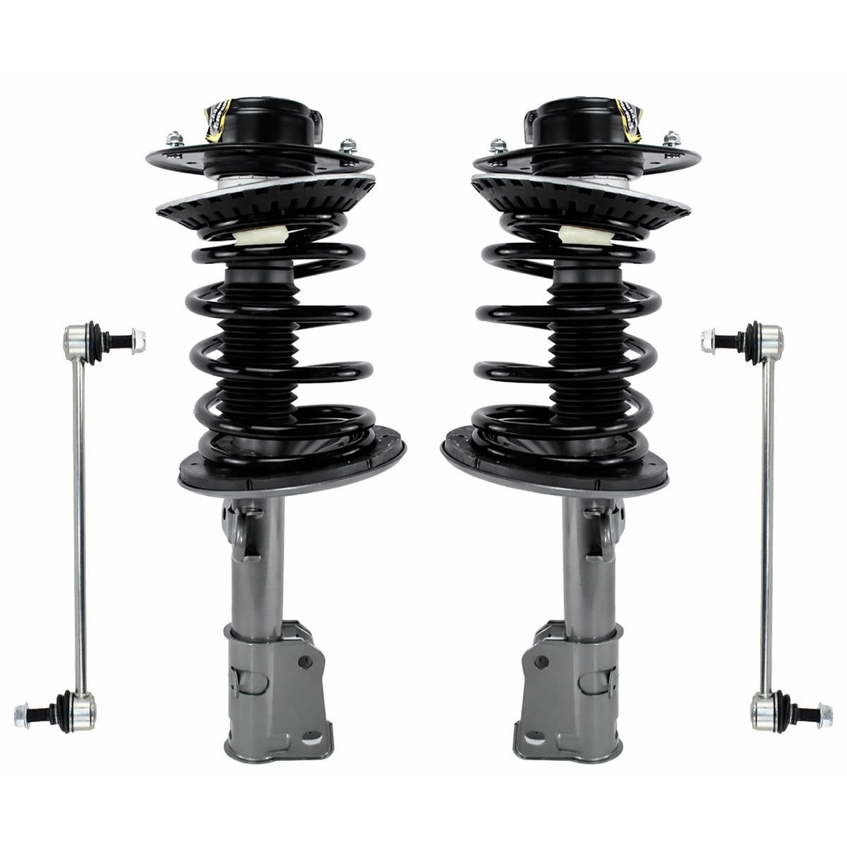 Front Pair Strut & Shock Assembly w/ Stabilizer for 2001-2007 Dodge Caravan