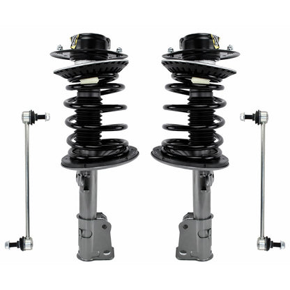 Front Pair Strut & Shock Assembly w/ Stabilizer for 2001-2007 Dodge Caravan