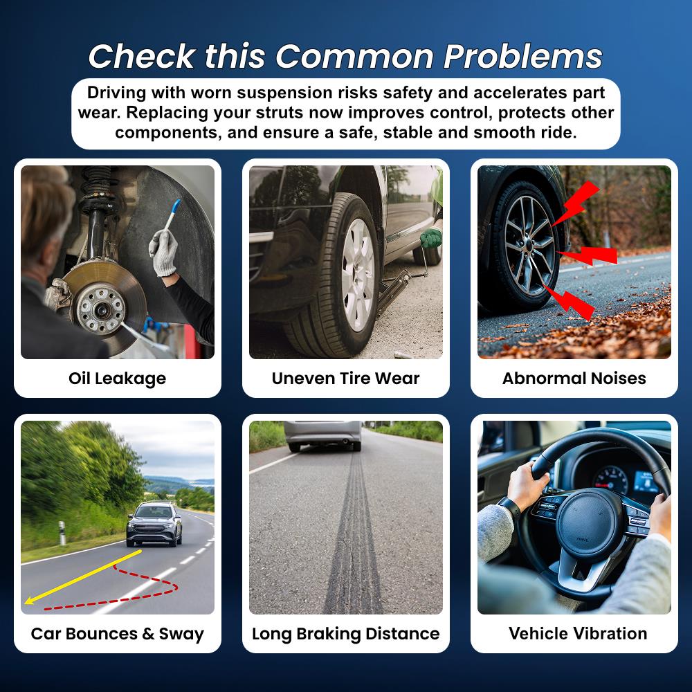 Front Complete Strut & Shock Assembly for 2010-2011 Mercury Milan