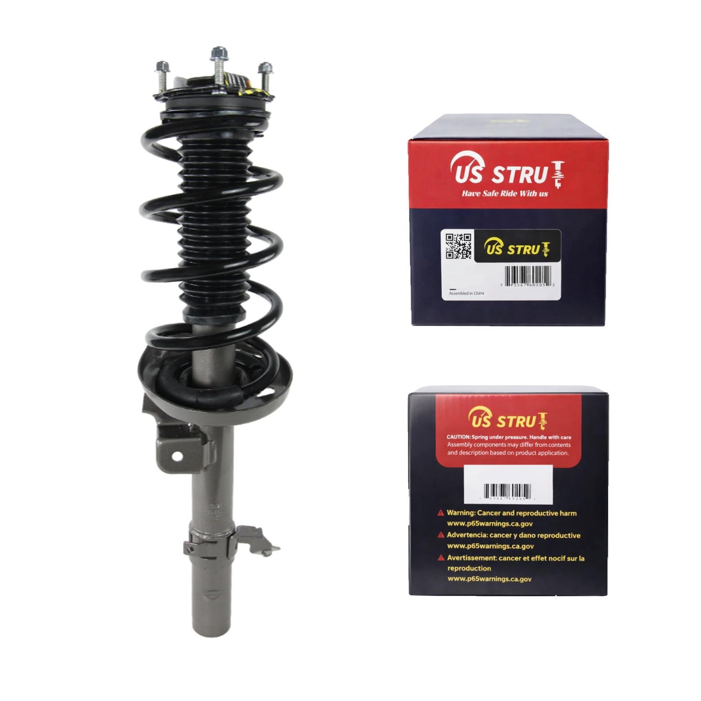 Front Driver Complete Strut & Shock Assembly for 2016-2022 Honda Pilot