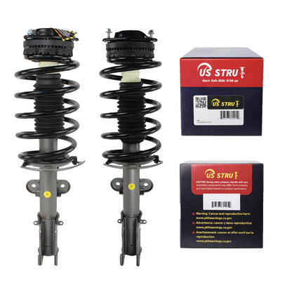 Front Pair Complete Strut & Shock Assembly for 2011-2014 Volkswagen Routan