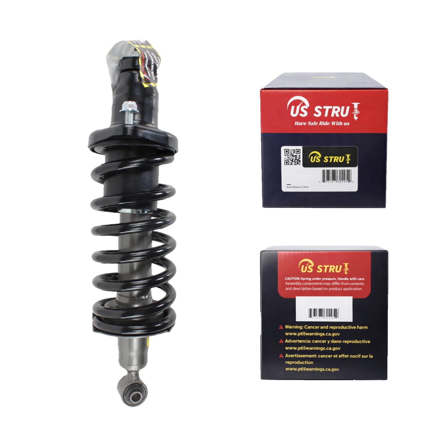 Rear Driver Complete Strut & Shock Assembly for 2001-2005 Honda Civic