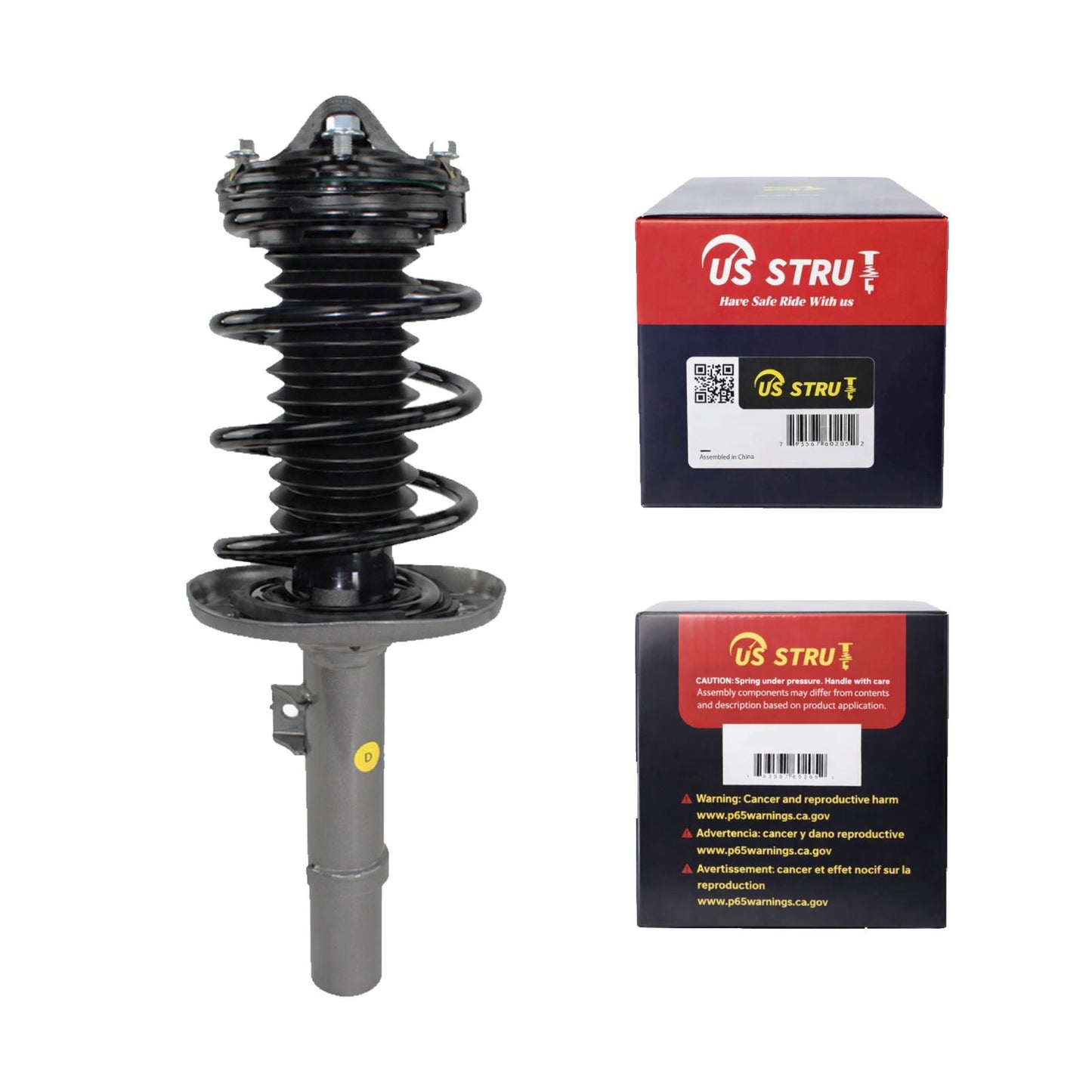 Front Driver Complete Strut & Shock Assembly for 2016-2021 Honda Civic