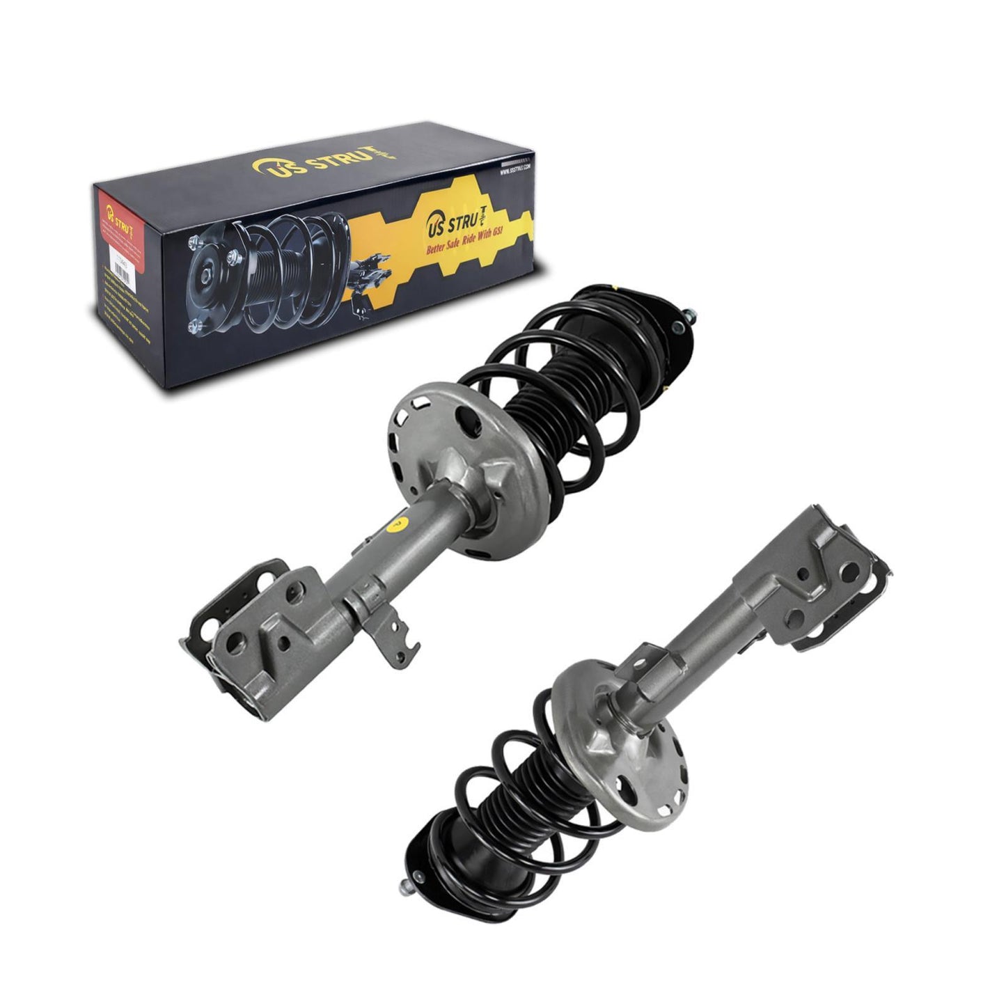 Front Pair Complete Strut & Shock Assembly for 2014-2019 Toyota Corolla