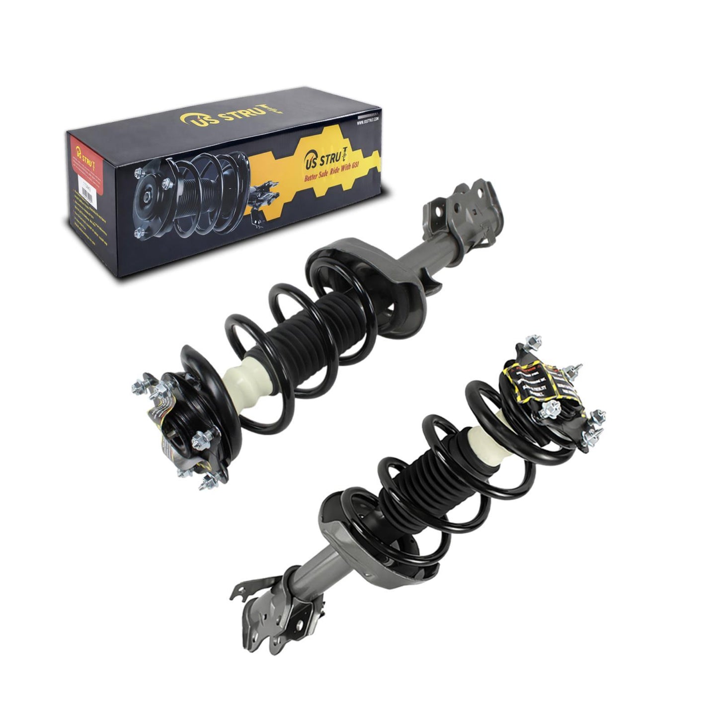 Front Pair Complete Strut & Shock Assembly for 2007-2014 Honda CR-V