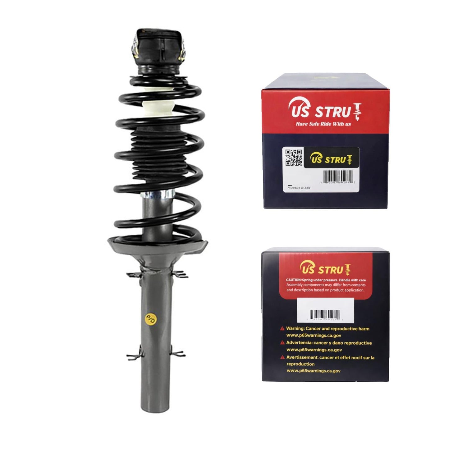 Front Complete Strut & Shock Assembly for 1998-2010 Volkswagen Beetle