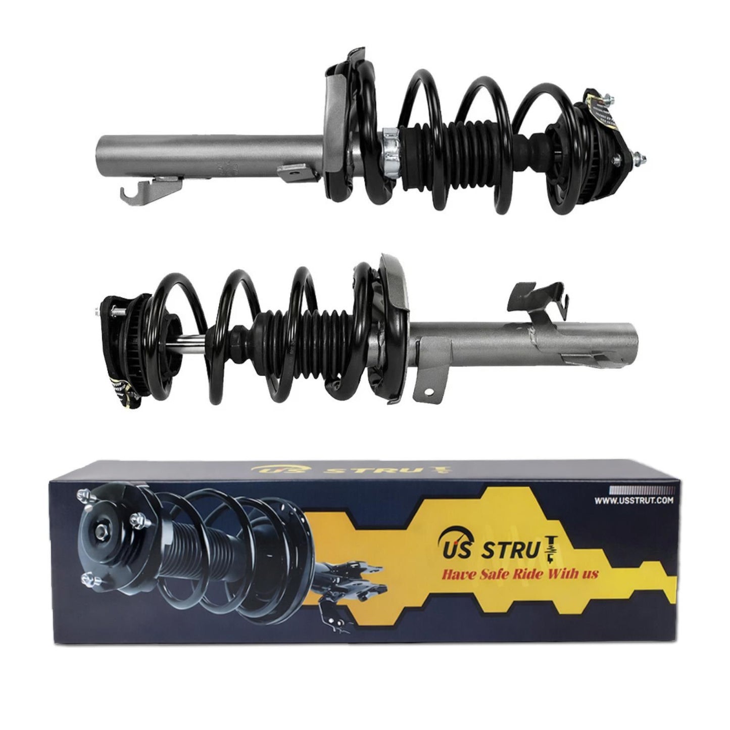 Front Driver Complete Strut & Shock Assembly for 2004-2013 Mazda 3