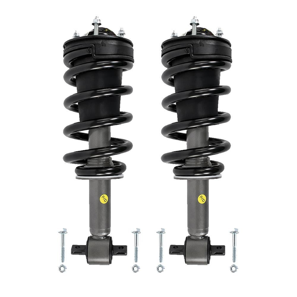 Front Pair Complete Strut & Shock Assembly for 2009-2014 Cadillac Escalade