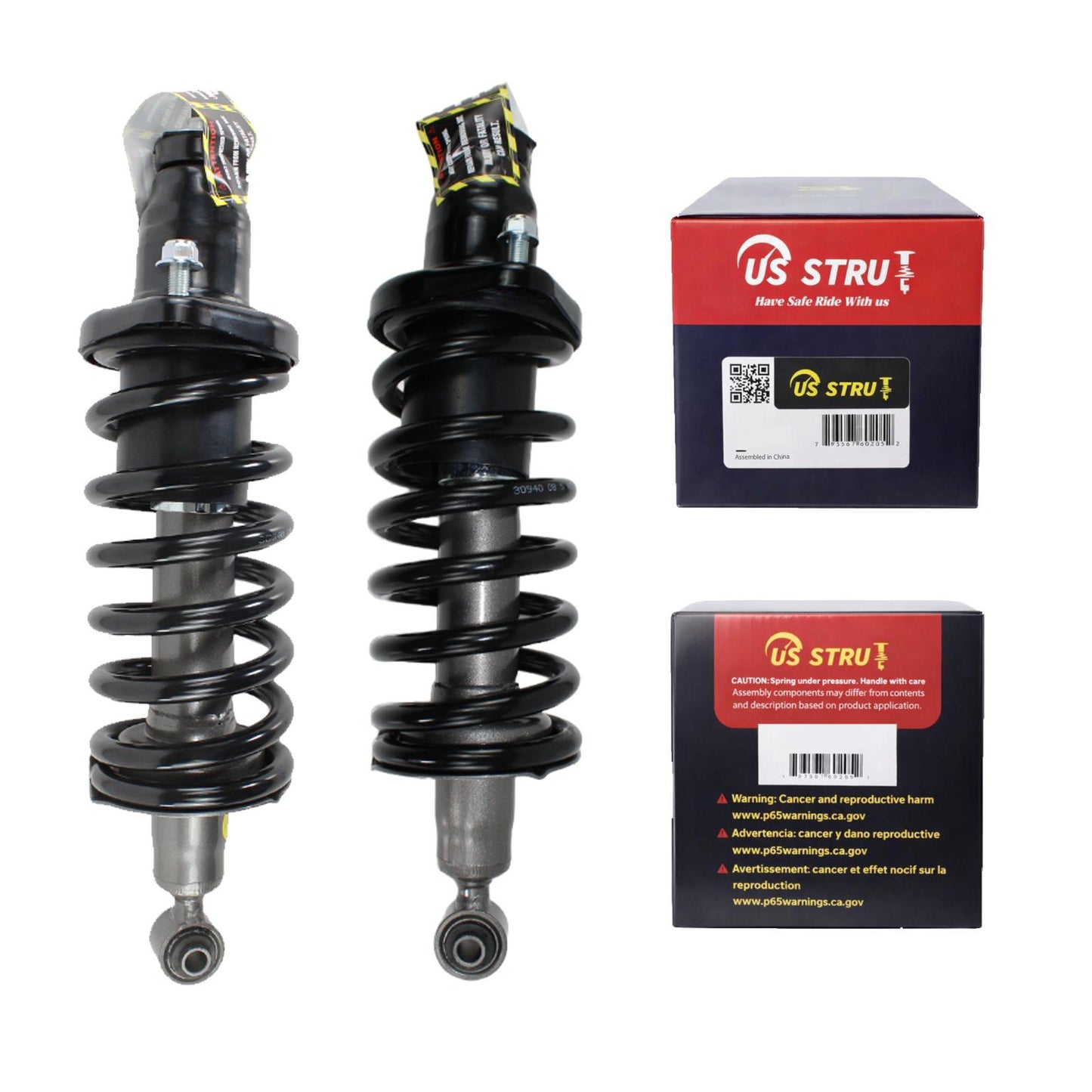 Front Pair  Complete Strut & Shock Assembly for 2001-2005 Honda Civic