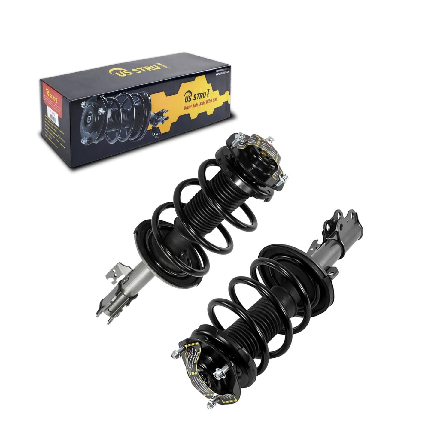 Front Pair Complete Strut & Shock Assembly for 2007-2011 Toyota Camry