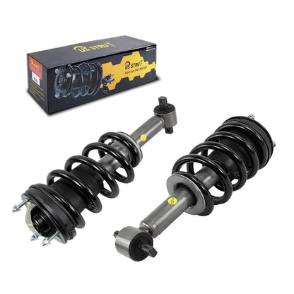 Front Pair Complete Strut & Shock Assembly for 2009-2014 Cadillac Escalade